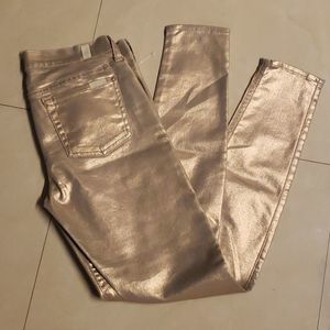 7 For all mankind gold jeans size 29 NWOT